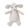 Jouet mouton blanc pour chiens & chats – Peluche douce, sonore, 19 cm