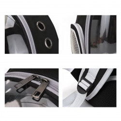 Sac à dos de transport transparent pour animaux